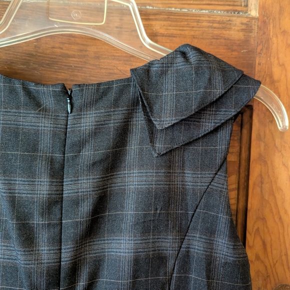 Allen B. By Allen Schwartz Gray Ruched Sheath Midi Dress - Picture 8 of 11